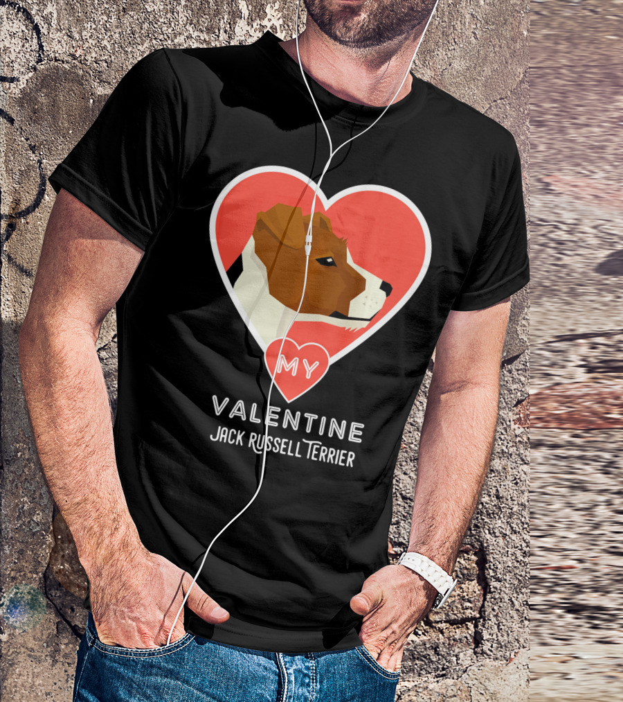 My Valentine Jack Russell Terrier T-Shirt