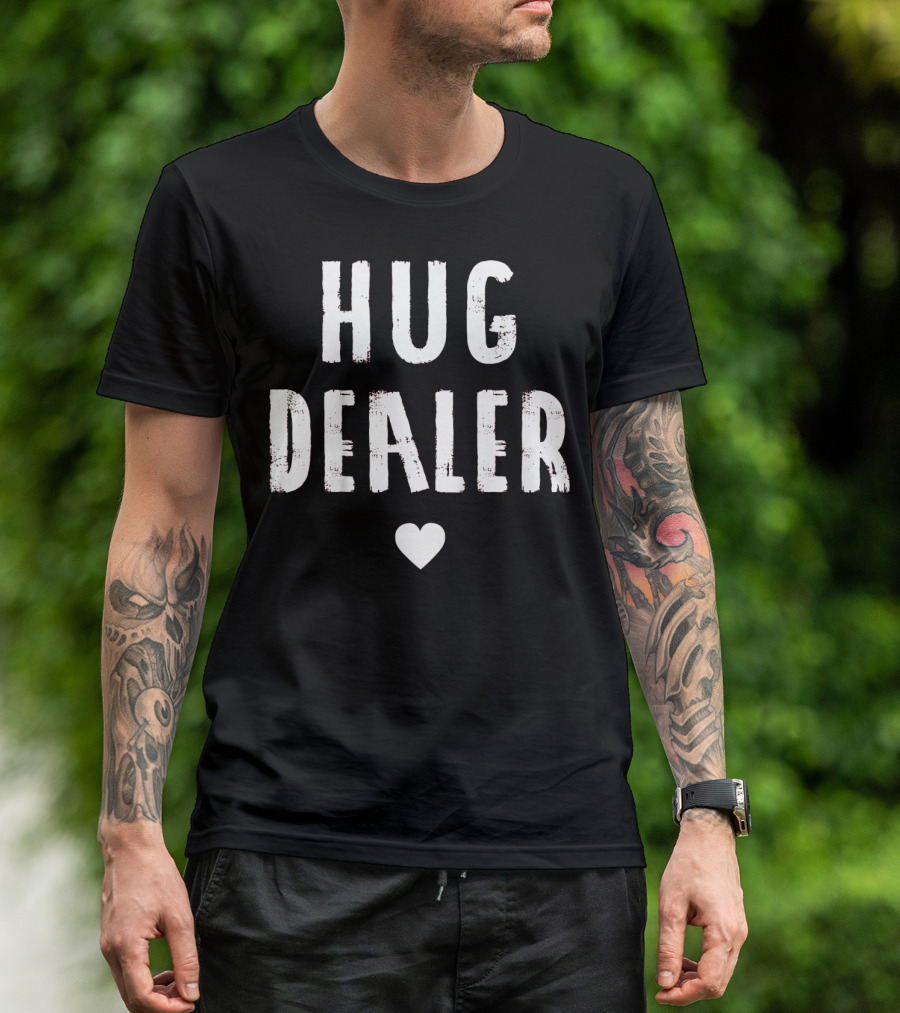 Kids Valentine's Day Hug Dealer Heart T-Shirt