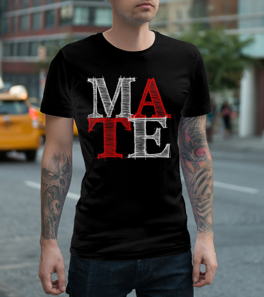 PREMIUM Couples Vale MATE Text T-Shirt