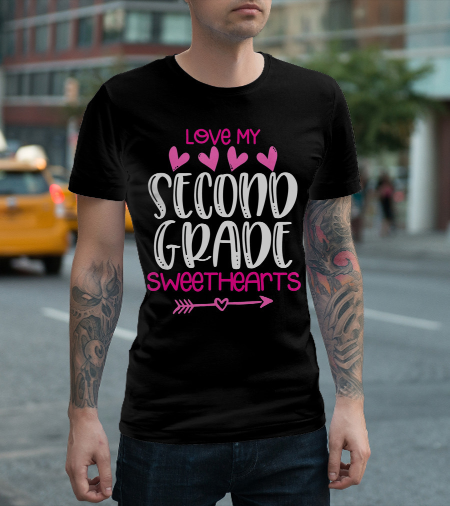 Love My Second Grade Sweethearts T-Shirt