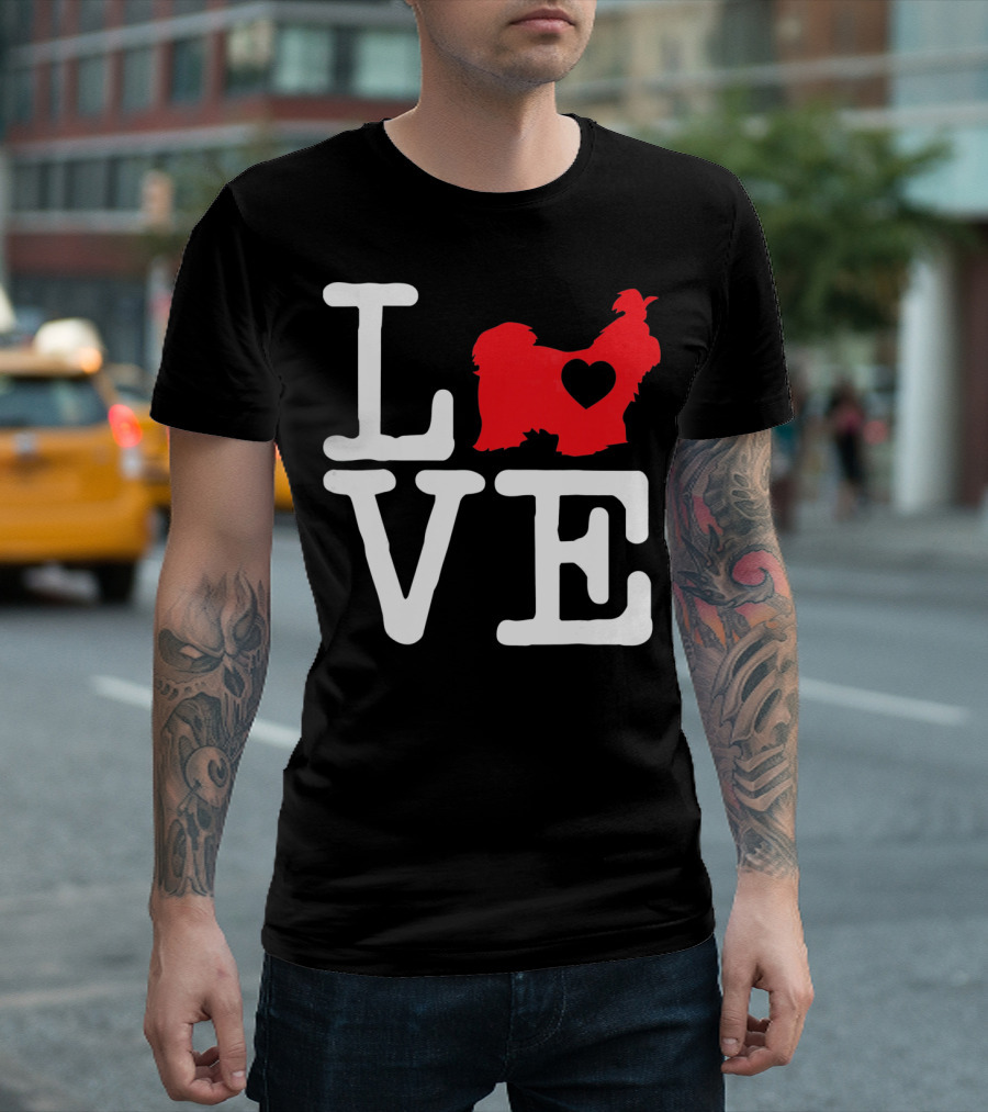 LOVE Shih Tzu Valentine's Day Rottie T-Shirt