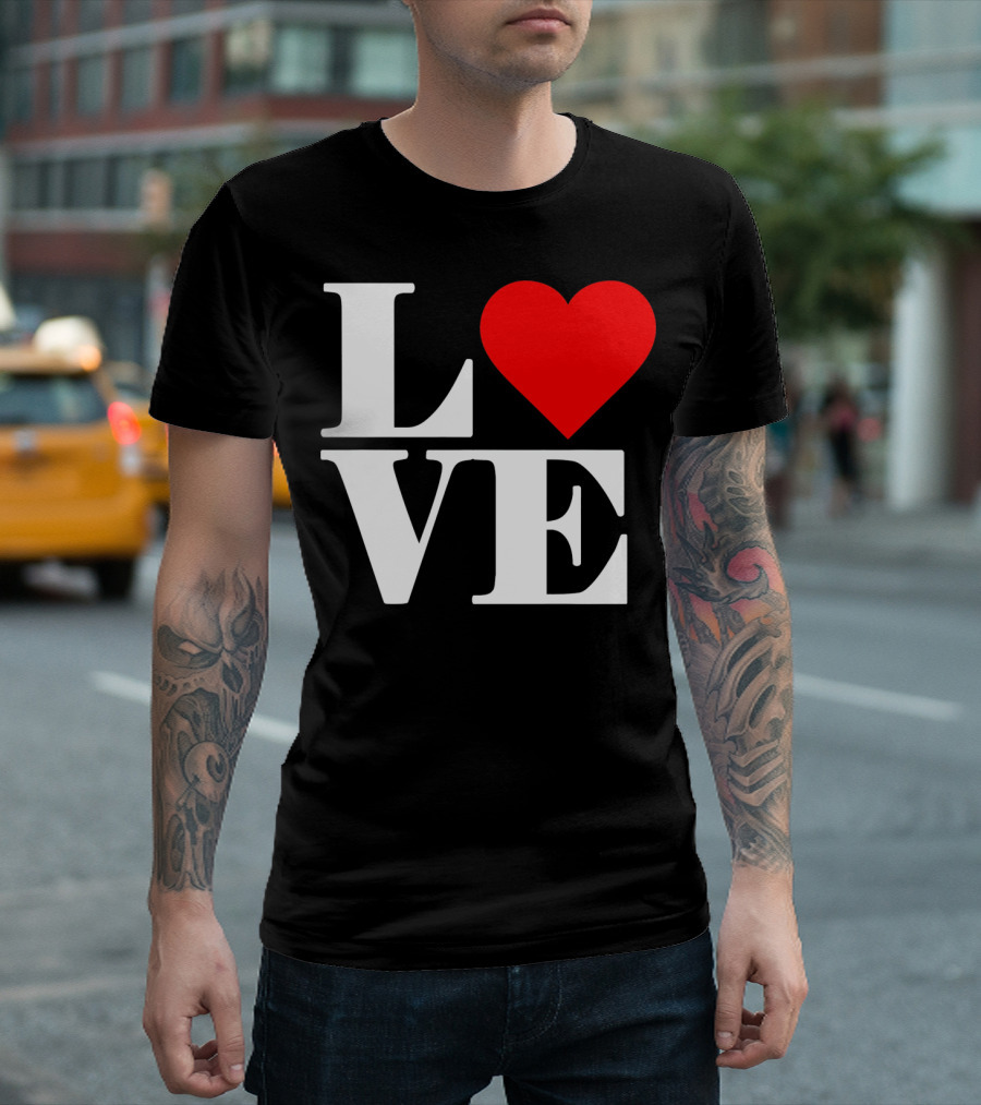 LOVE Heart Valentine's Day Iconic Romantic T-Shirt