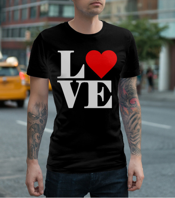LOVE Heart Valentine's Day Iconic Romantic T-Shirt