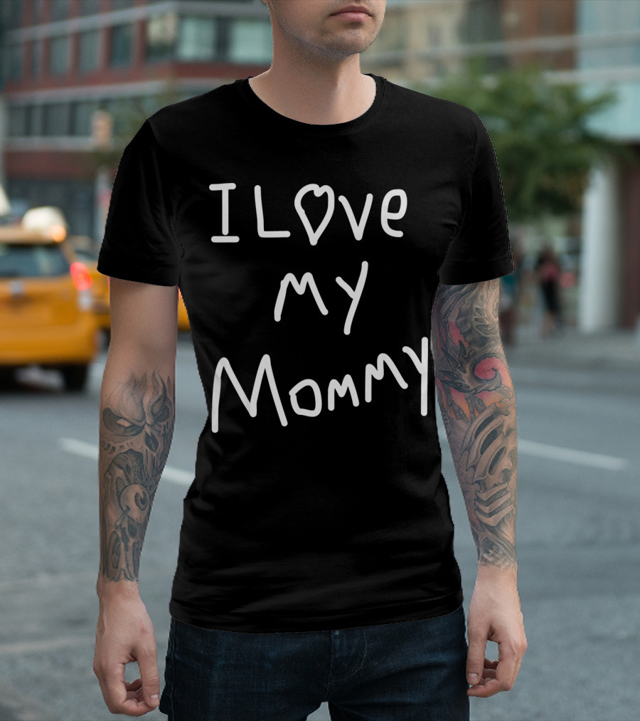 I Love My Mommy Valentine Heart T-Shirt