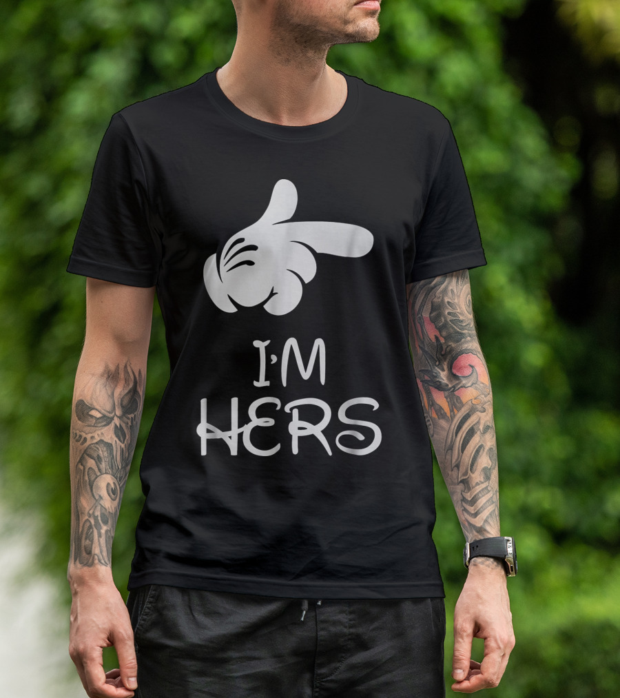 I'm Hers Funny Couple Valentine's Day Mens T-Shirt