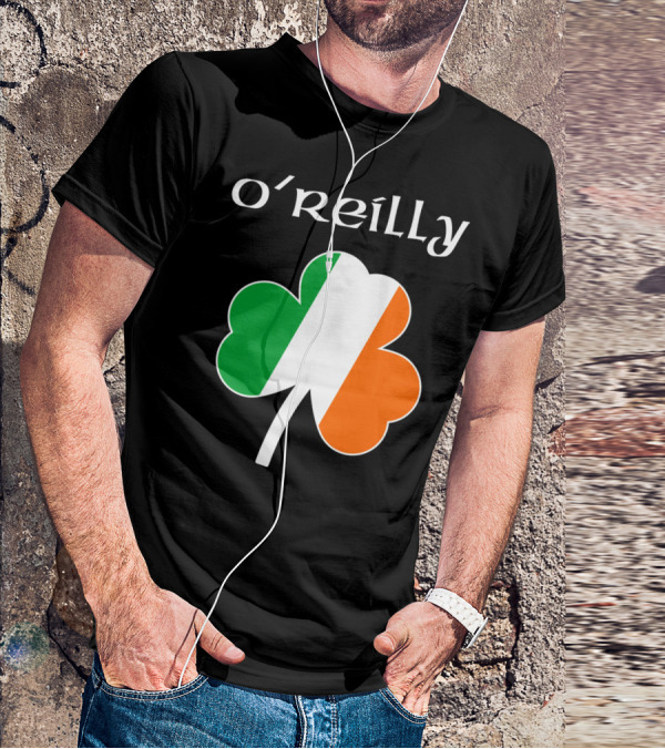 O'Reilly Irish Flag Shamrock Ireland T-Shirt