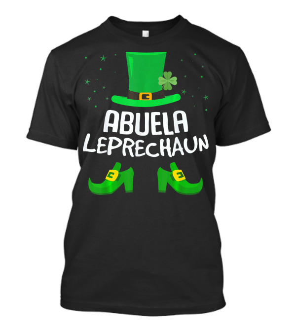 Abuela Leprechaun Saint Patricks Hat And Shoes T-Shirt