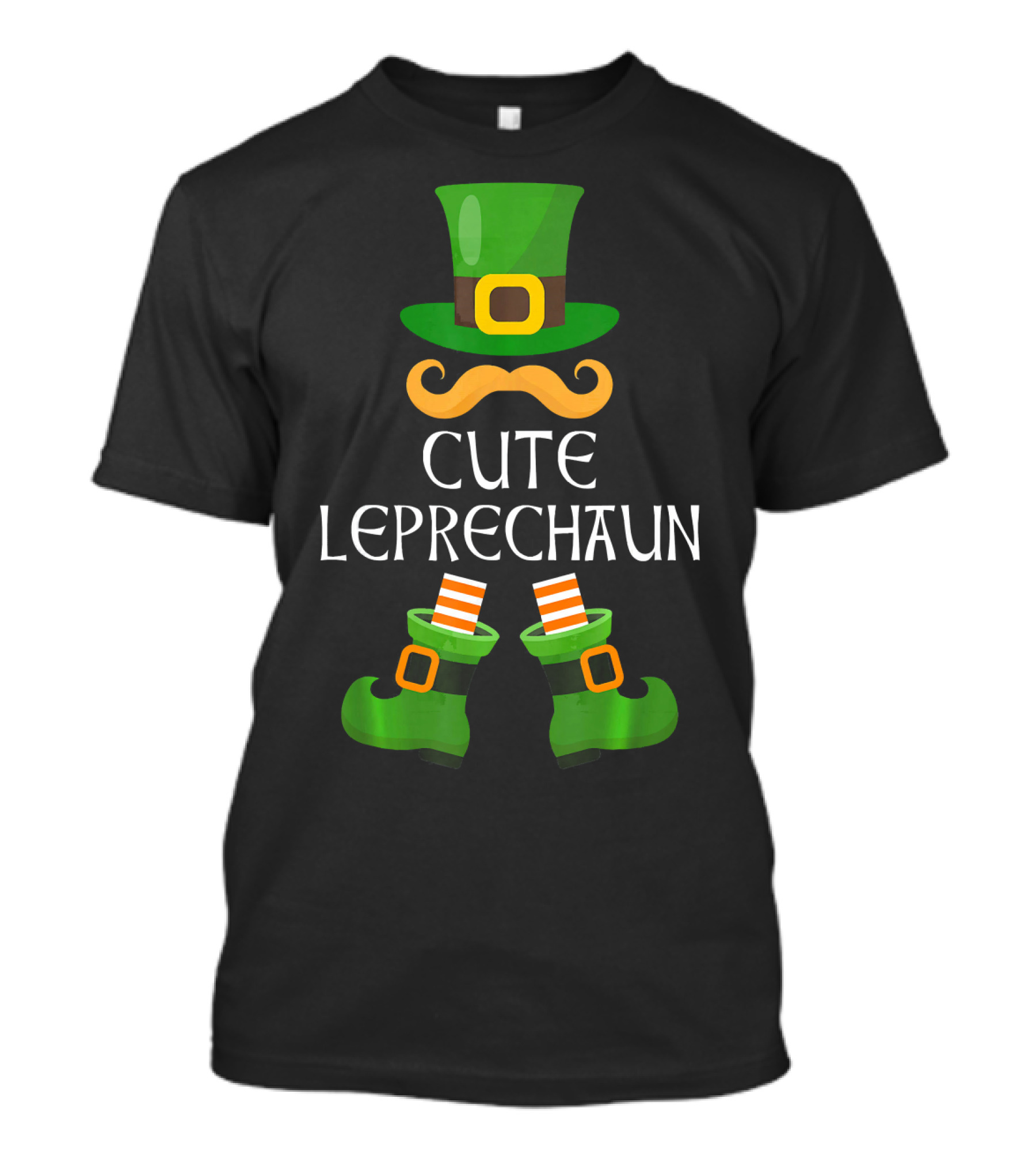 Cute Leprechaun Matching Family St Patrick's Day Hat Boots T-Shirt