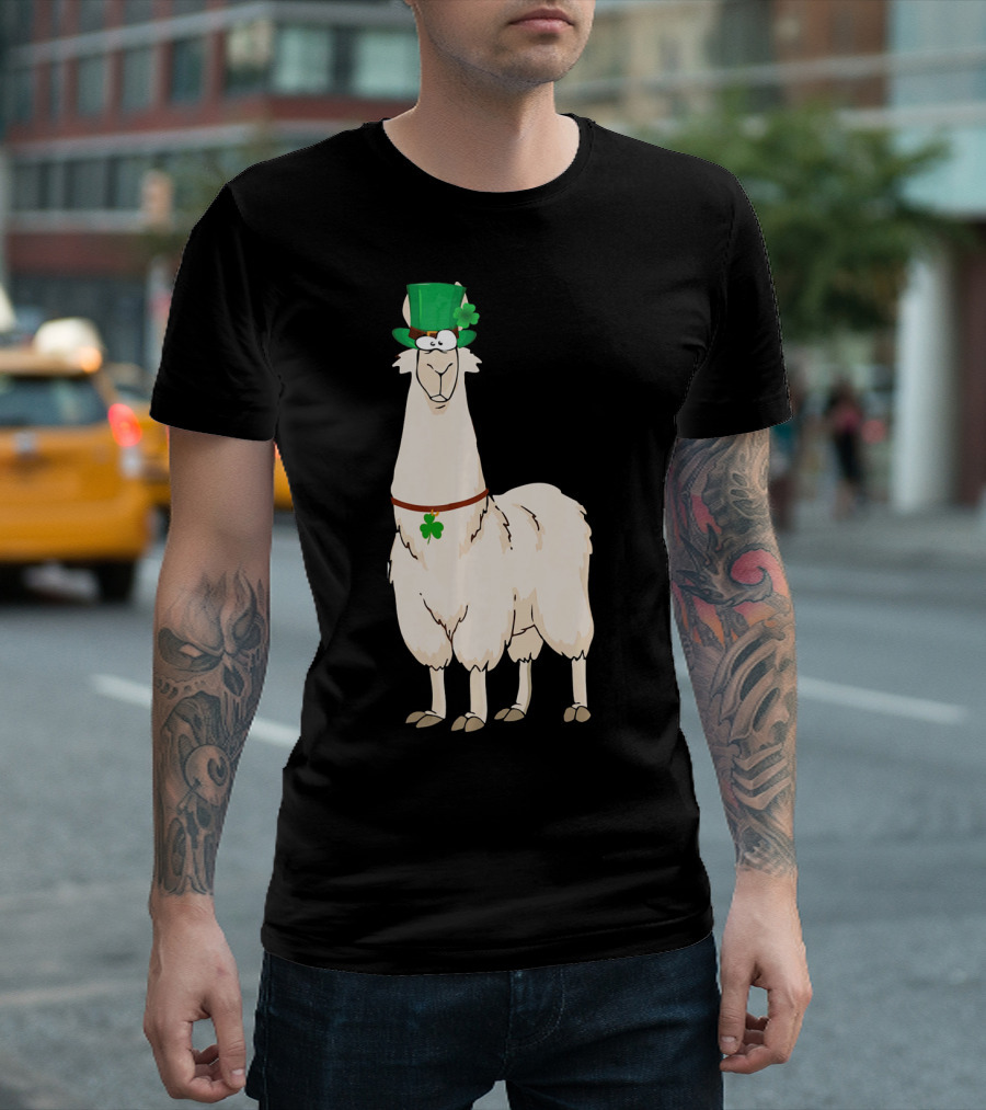 Leprechaun Costume Alpaca St Patrick's Day T-Shirt