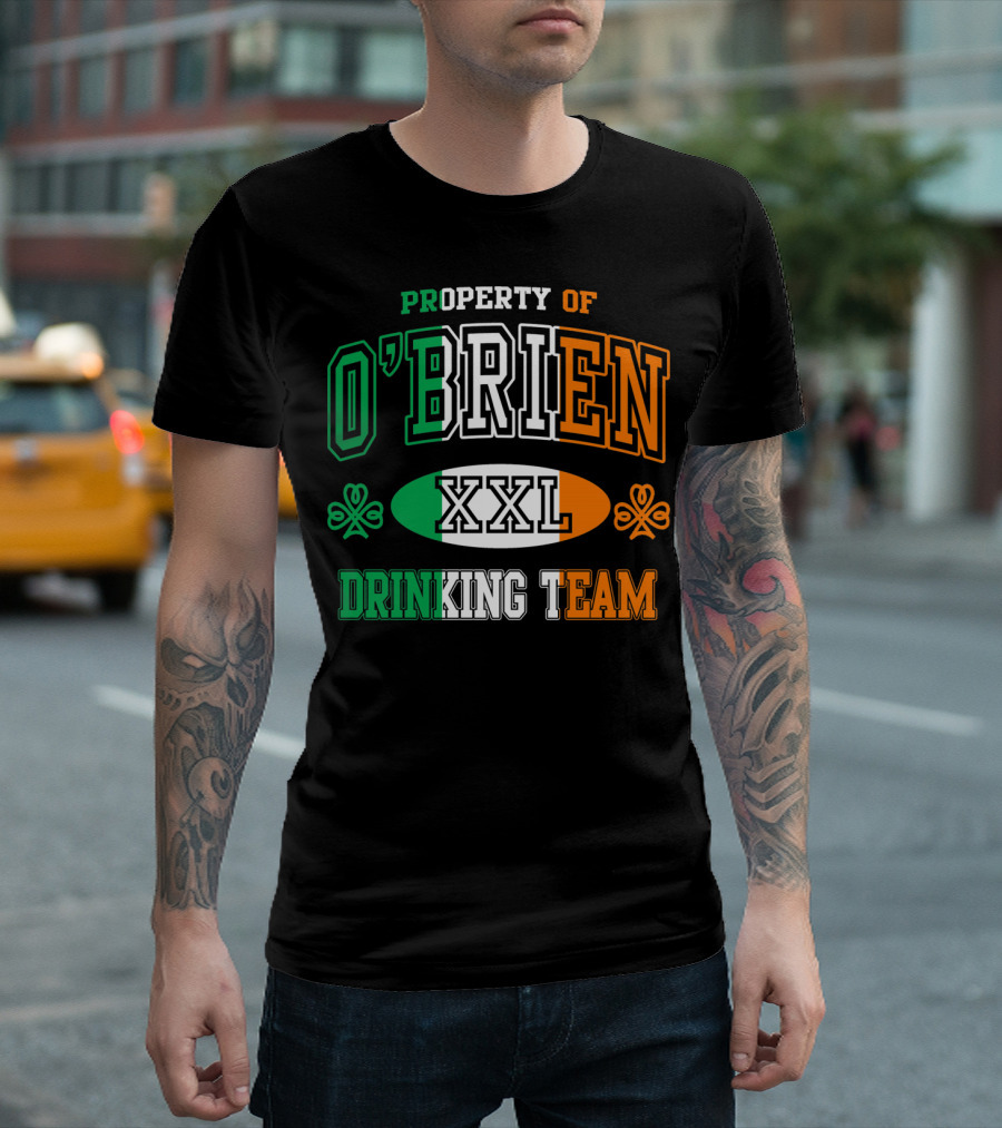 Property of O'Brien XXL Irish Drinking Team T-Shirt