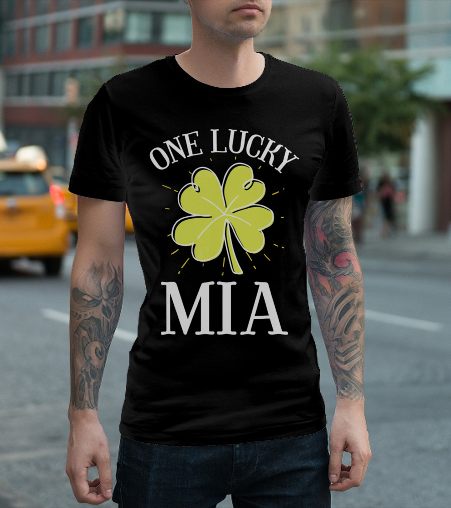 One Lucky Mia St. Patrick's Day Shamrock T-Shirt