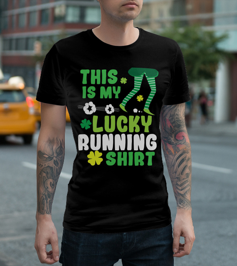 This Is My Lucky Running Shirt St Patricks Day 5k T-Shirt