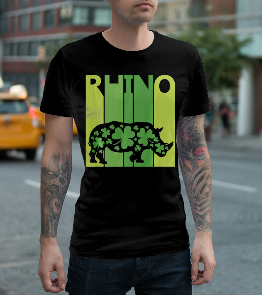 Lucky Clover Rhino T-Shirt