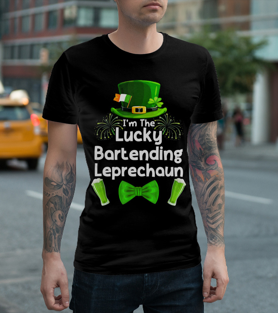 I'm the Lucky Bartending Leprechaun T-Shirt