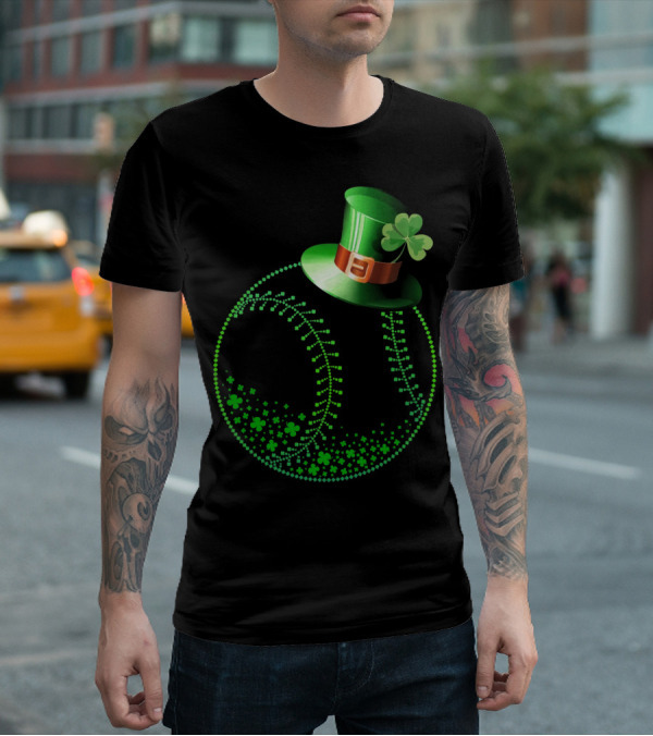 Saint Patricks Day Irish Shamrock Baseball Hat T-Shirt