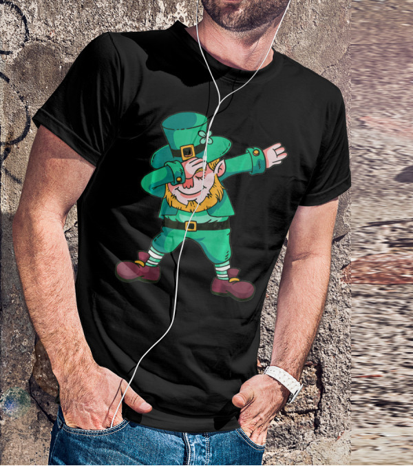St Patricks Day Leprechaun Dab Dance T-Shirt