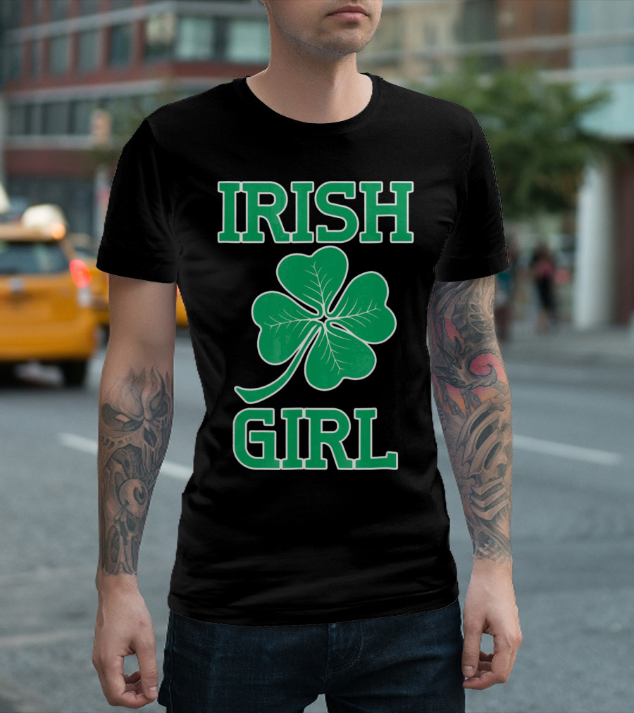 Irish Girl Shamrock St. Patrick's Day T-Shirt