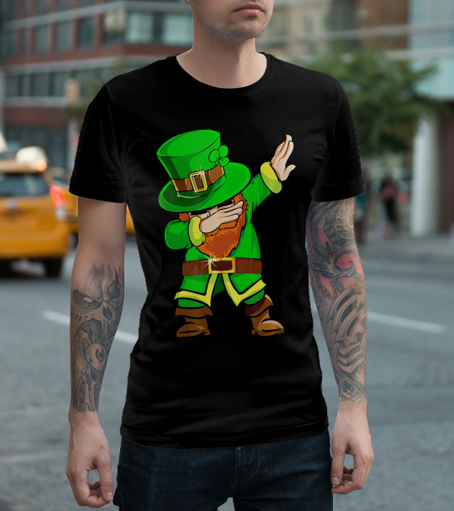 Dabechaun Leprechaun Dabbing Funny St. Patrick's Day T-Shirt