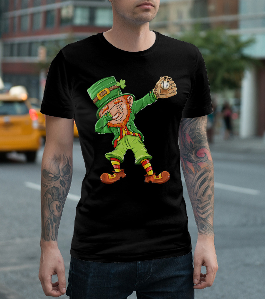 Softball Leprechaun St Patricks Day Coach T-Shirt