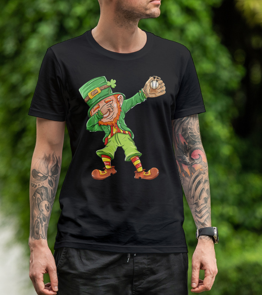 Softball Leprechaun St Patricks Day Coach T-Shirt