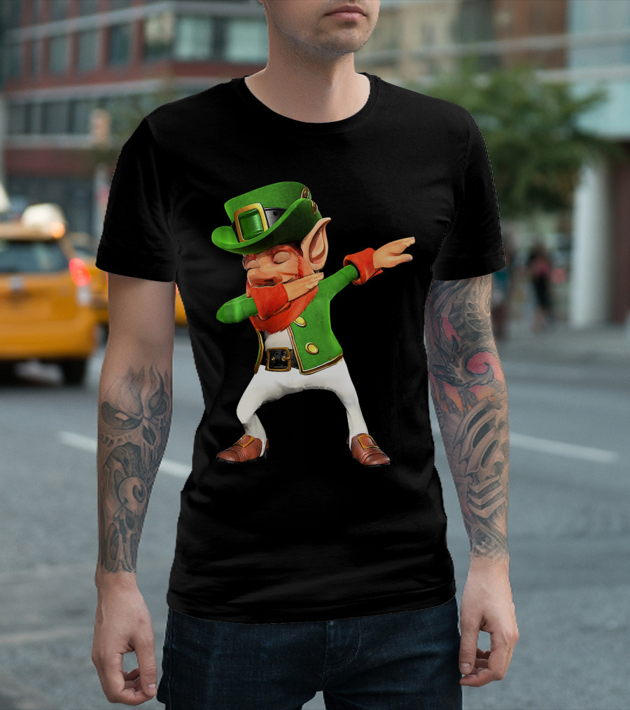 Dabbing Leprechaun St Patrick's Day T-Shirt