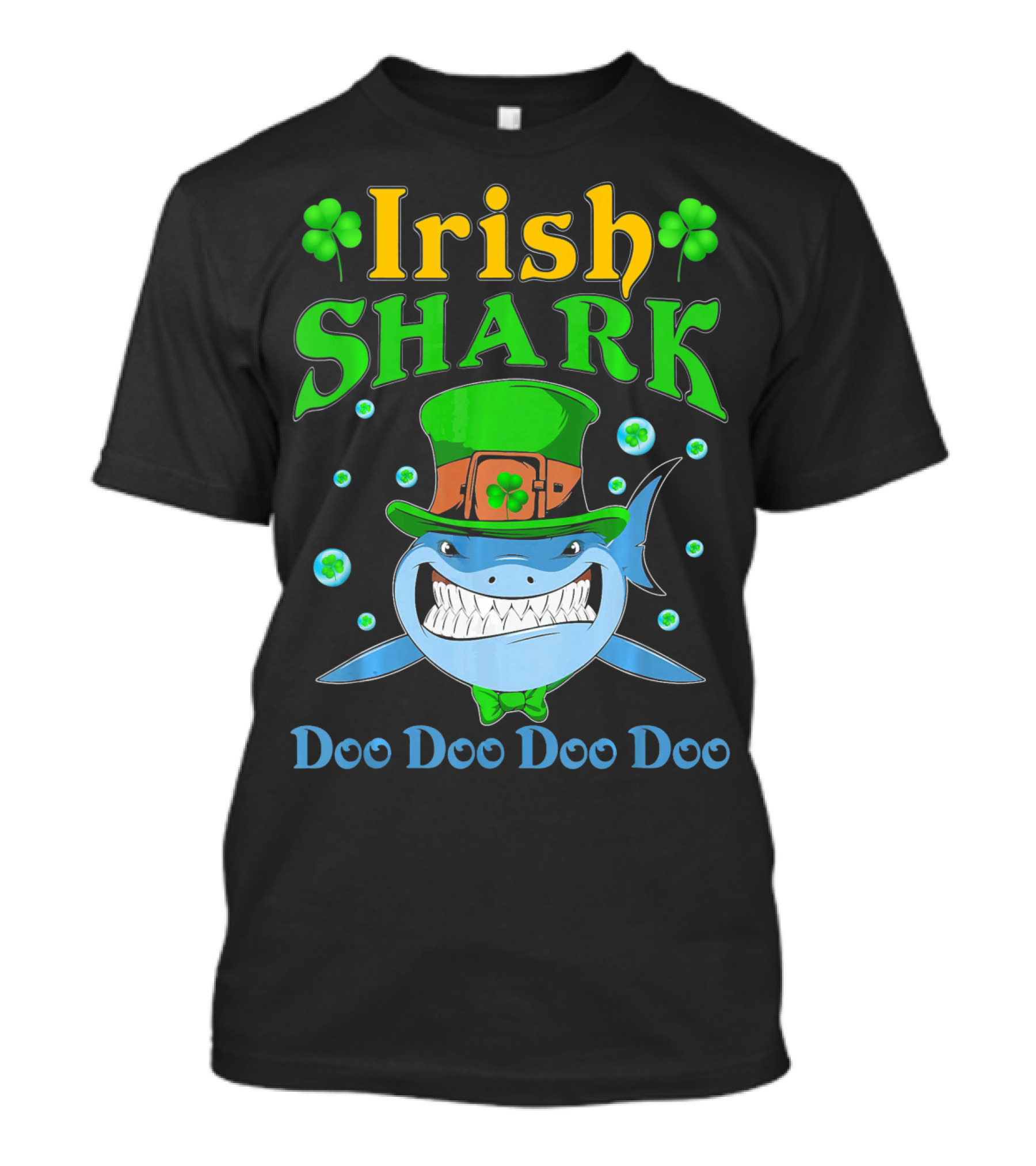 Irish Shark St Patricks Day Doo Doo Doo Doo T-Shirt