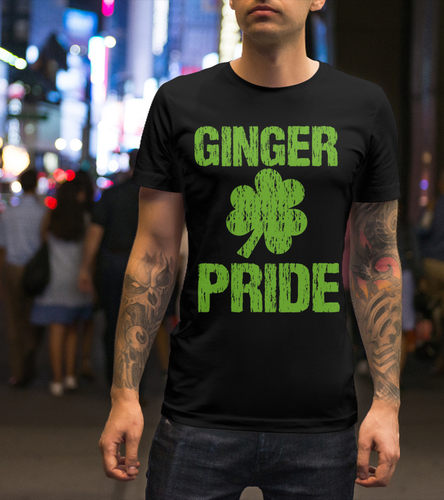 Ginger Pride Shamrock St. Patrick's Day Iconic T-Shirt