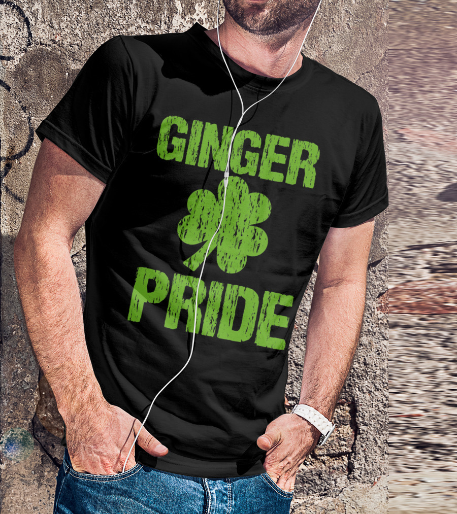Ginger Pride Shamrock St. Patrick's Day Iconic T-Shirt