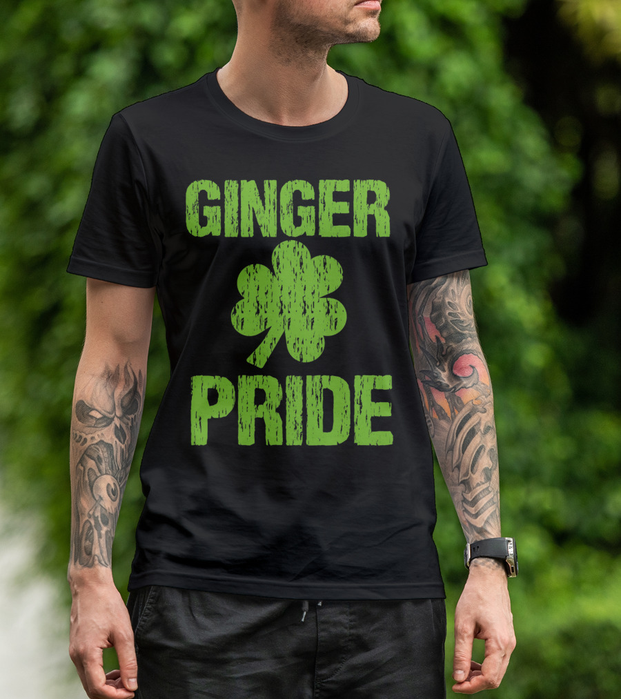 Ginger Pride Shamrock St. Patrick's Day Iconic T-Shirt