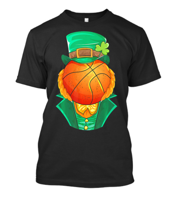 Leprechaun Basketball Head St Patrick's Day Irish T-Shirt