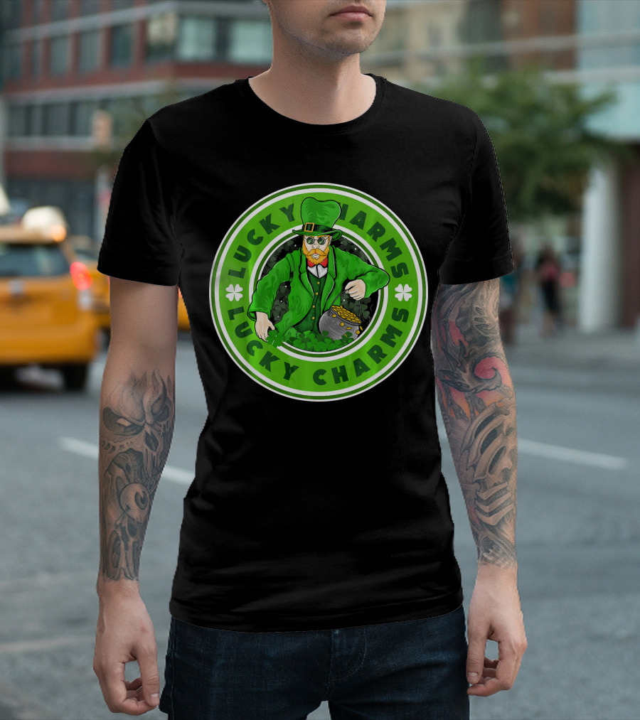 Lucky Charms St. Patrick's Day Irish Leprechaun Pot of Gold T-Shirt