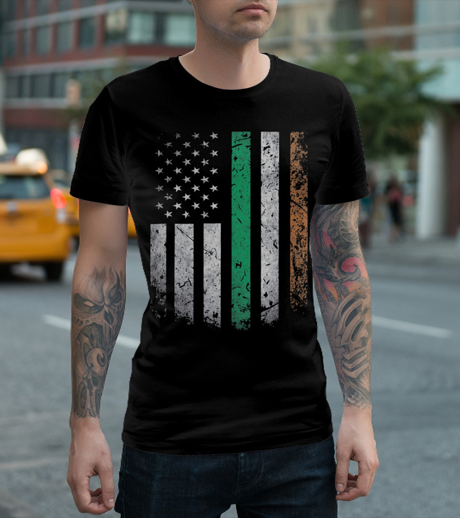 Ireland Flag Irish America Saint Patrick's Day T-Shirt