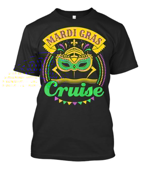 Mardi Gras Cruise Mask T-Shirt