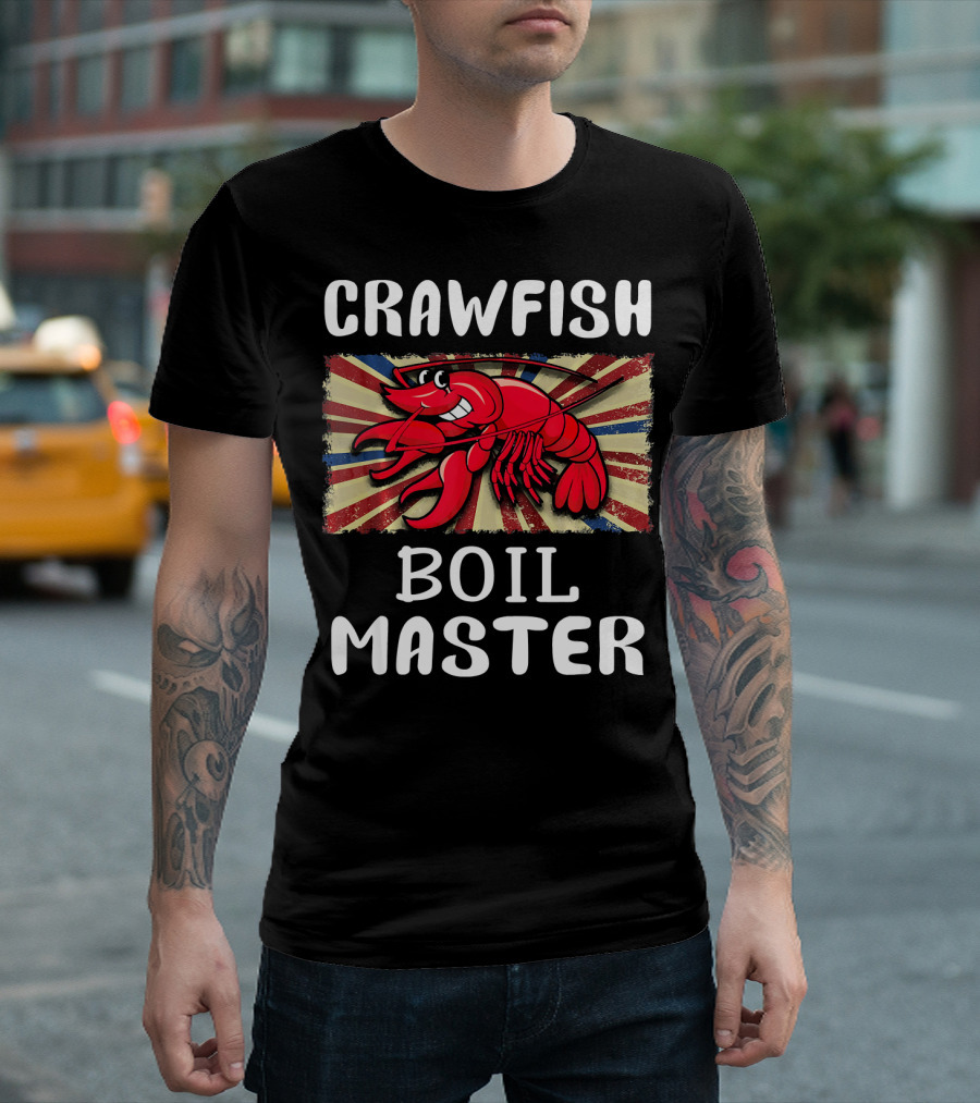 Crawfish Boil Master Mardi Gras T-Shirt