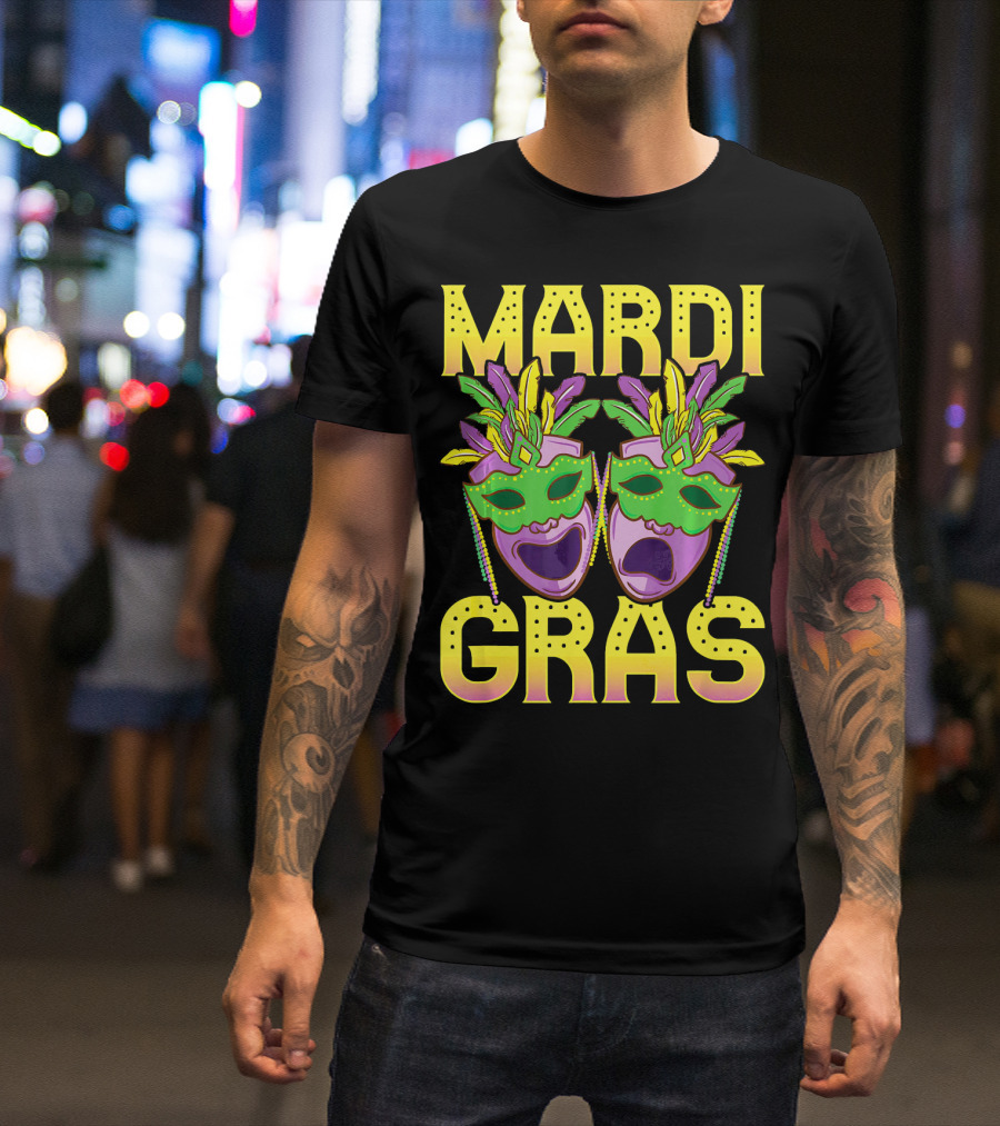 Mardi Gras Masks Party New Orleans T-Shirt