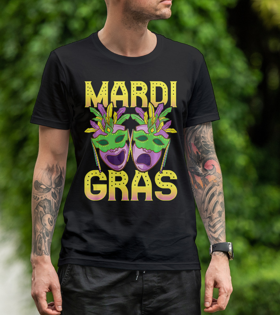 Mardi Gras Masks Party New Orleans T-Shirt