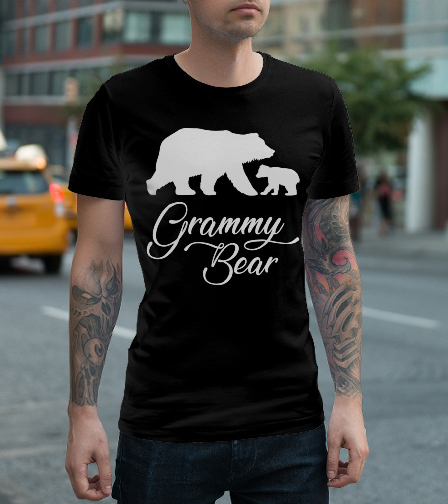 Grammy Bear Grandmother Cute Bear Cubs T-Shirt