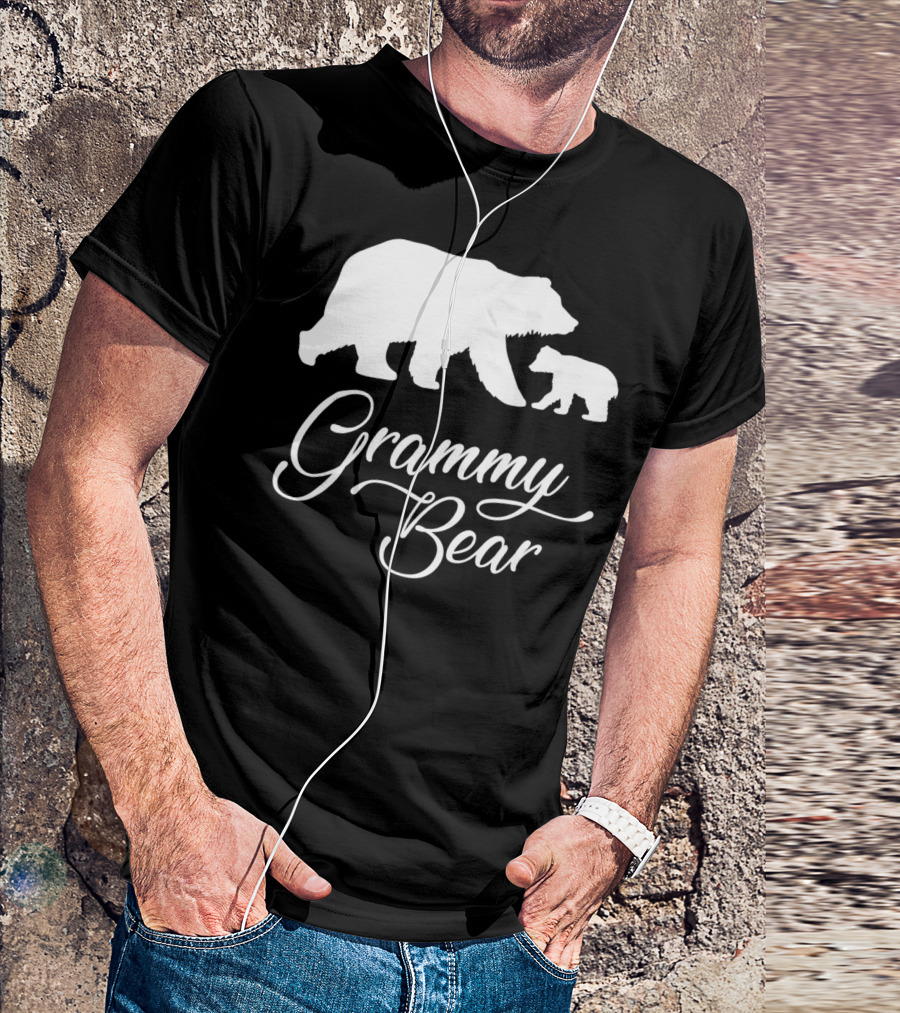 Grammy Bear Grandmother Cute Bear Cubs T-Shirt