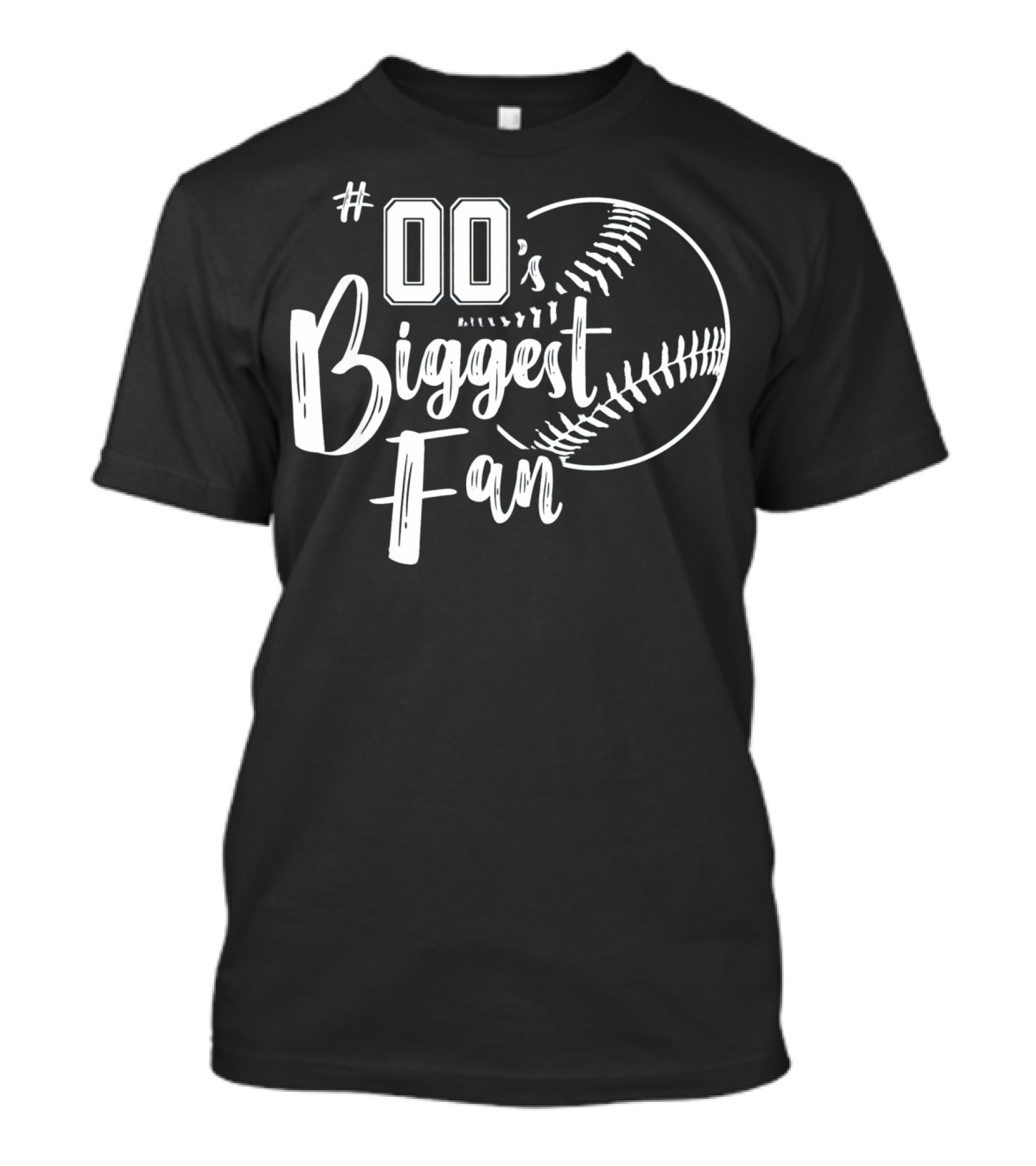 00's Biggest Fan Softball T-Shirt