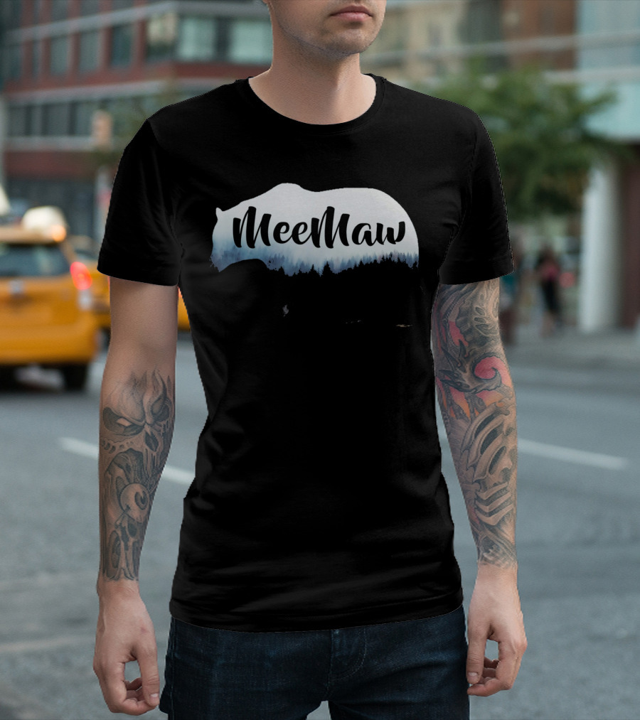 Meemaw Bear Forest T-Shirt