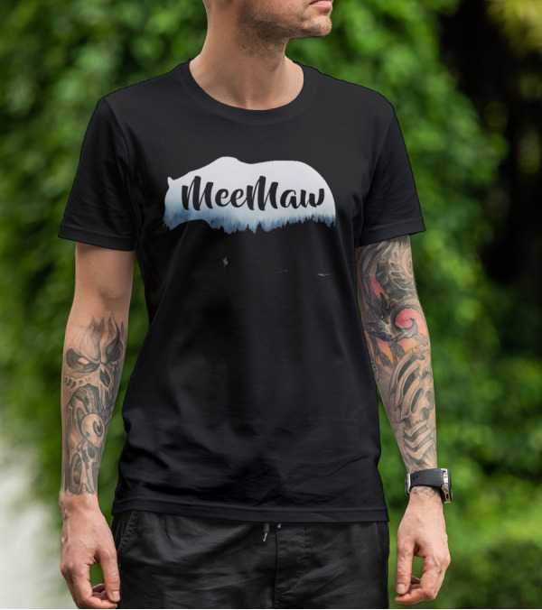 Meemaw Bear Forest T-Shirt