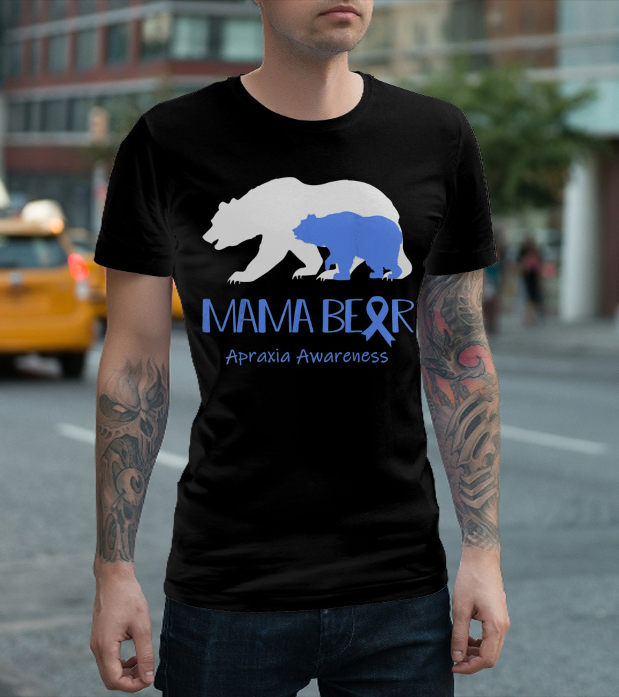 MAMA BEAR Apraxia Awareness T-Shirt
