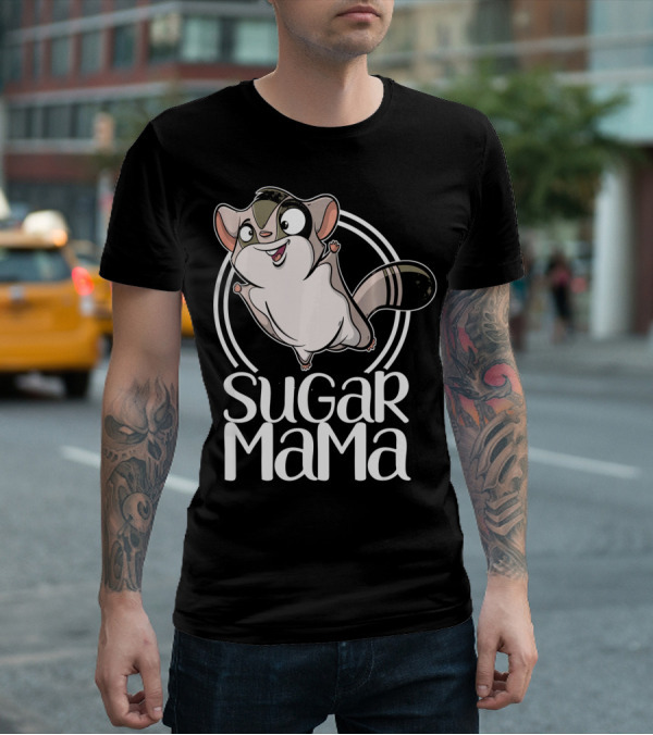 Sugar Mama Adorable Sugar Glider Character T-Shirt