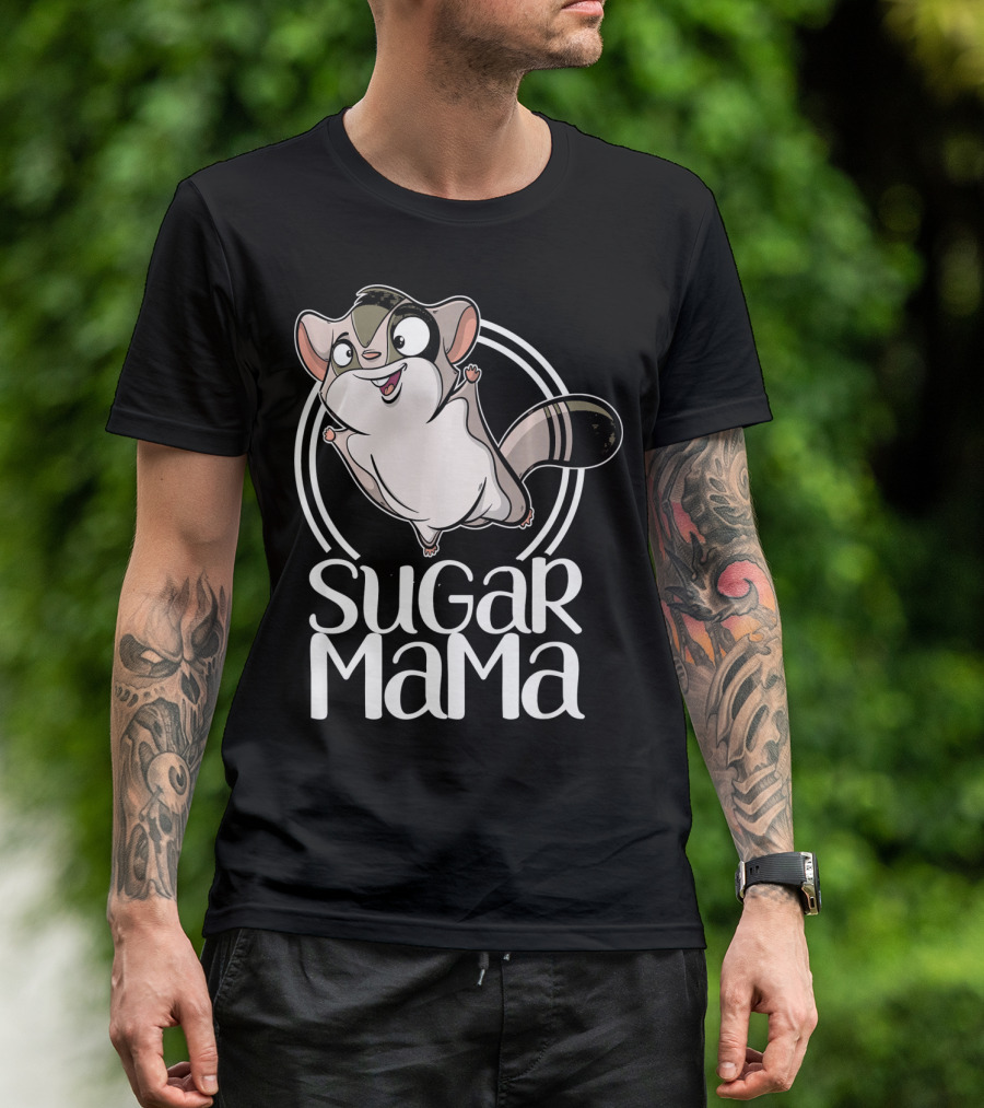 Sugar Mama Adorable Sugar Glider Character T-Shirt