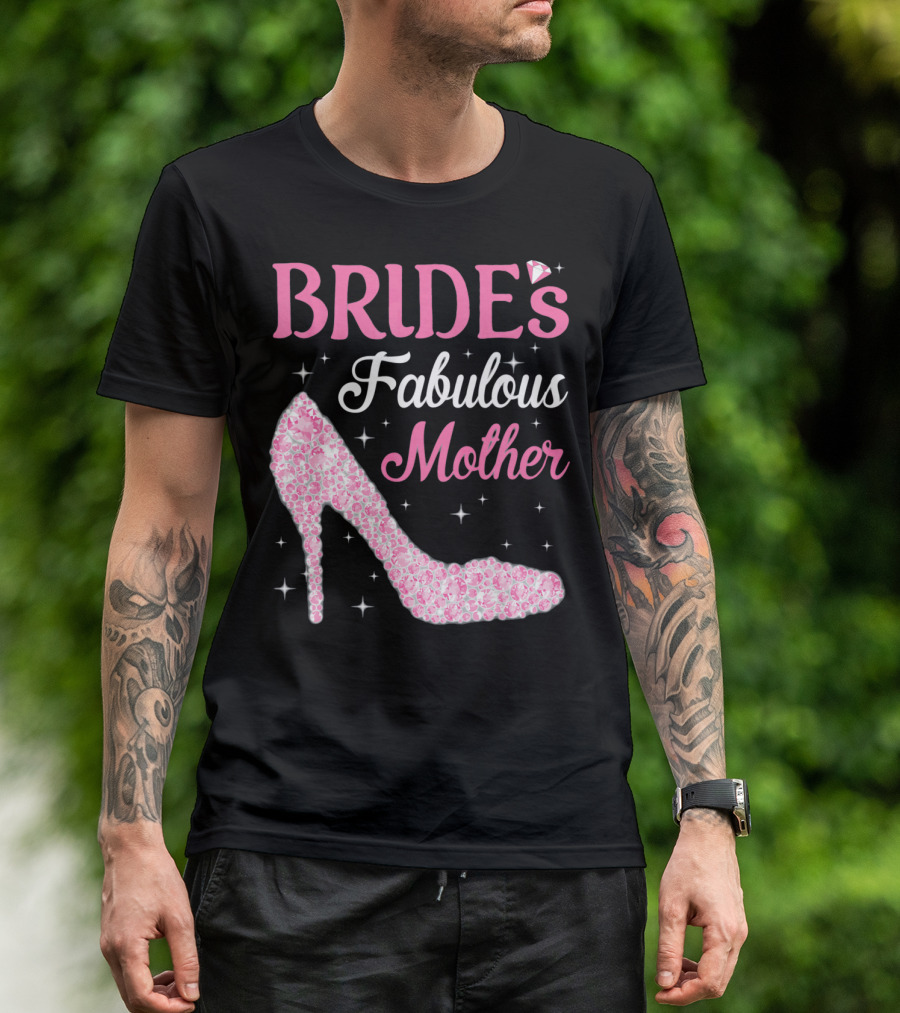 Bride's Fabulous Mother Light Diamond High Heel T-Shirt