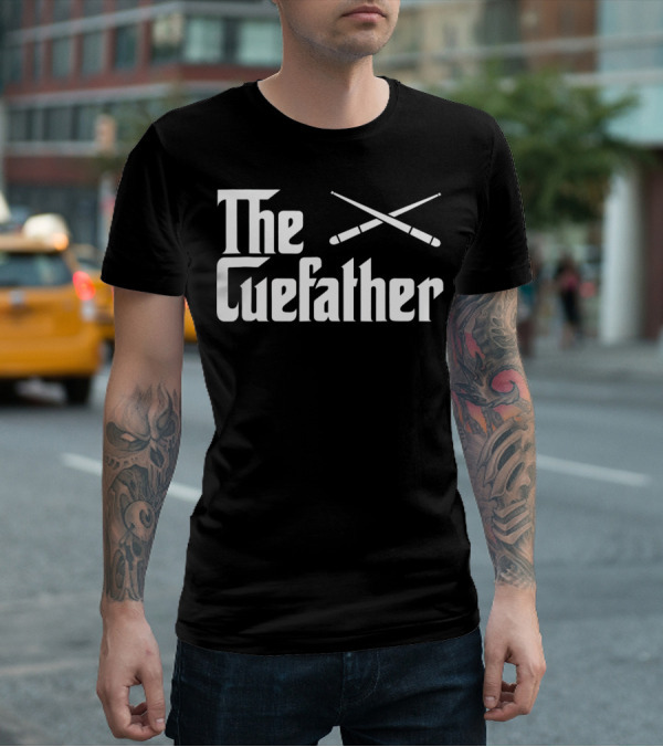 The Cuefather Funny Pool Billiards Play Iconic T-Shirt