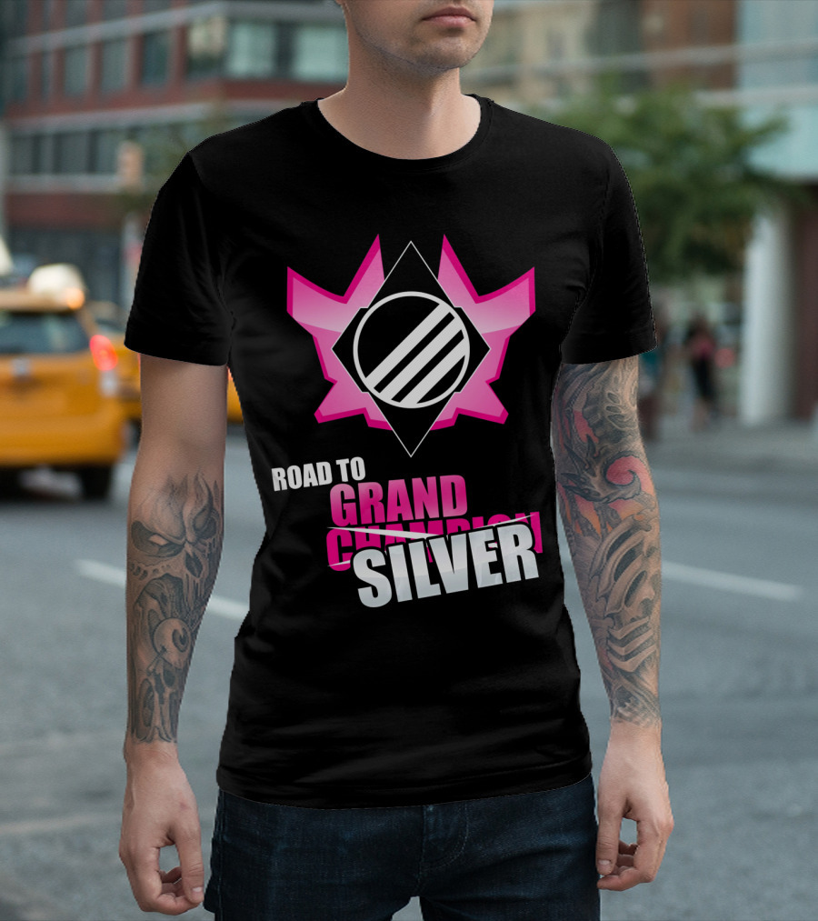 Road To Silver with Grand Champion Logo Rocket Ga T-Shirt