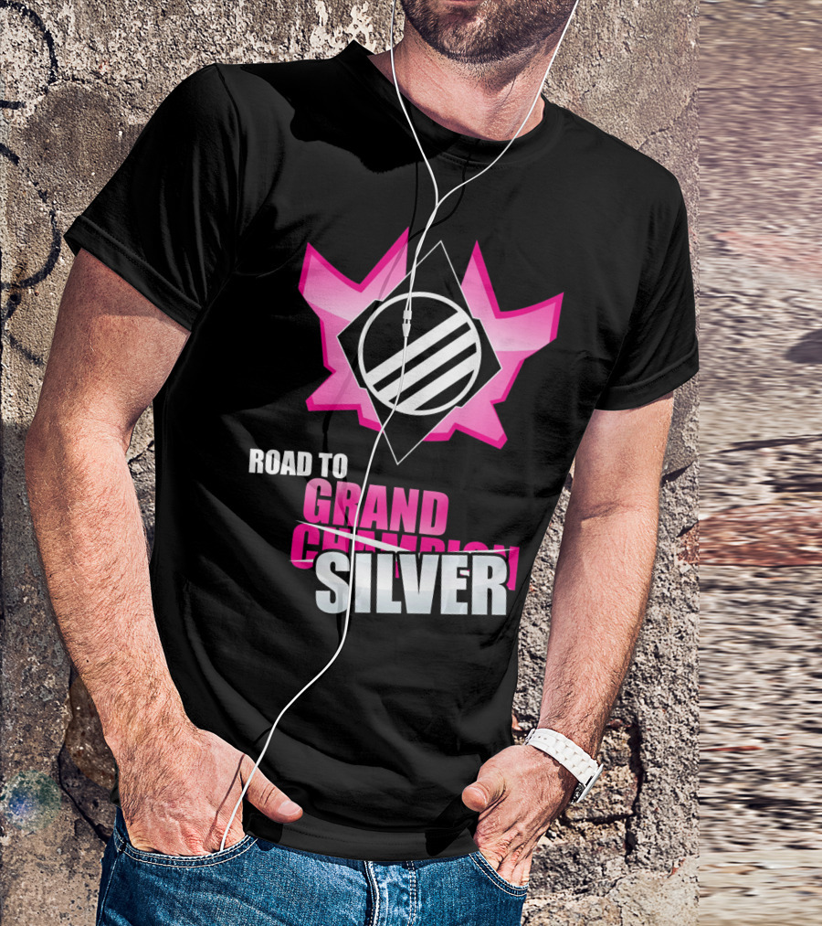 Road To Silver With Grand Champion Logo Rocket Ga T-Shirt