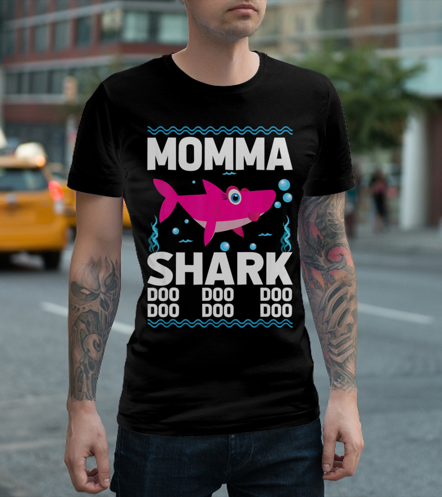 Momma Shark Doo Doo Doo Doo Doo T-Shirt