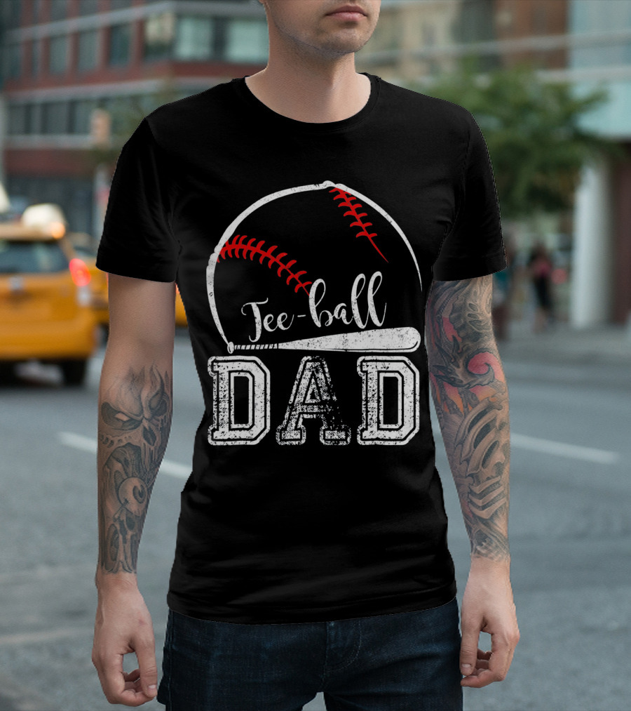 Tee-Ball Dad Mens Sport T-Shirt